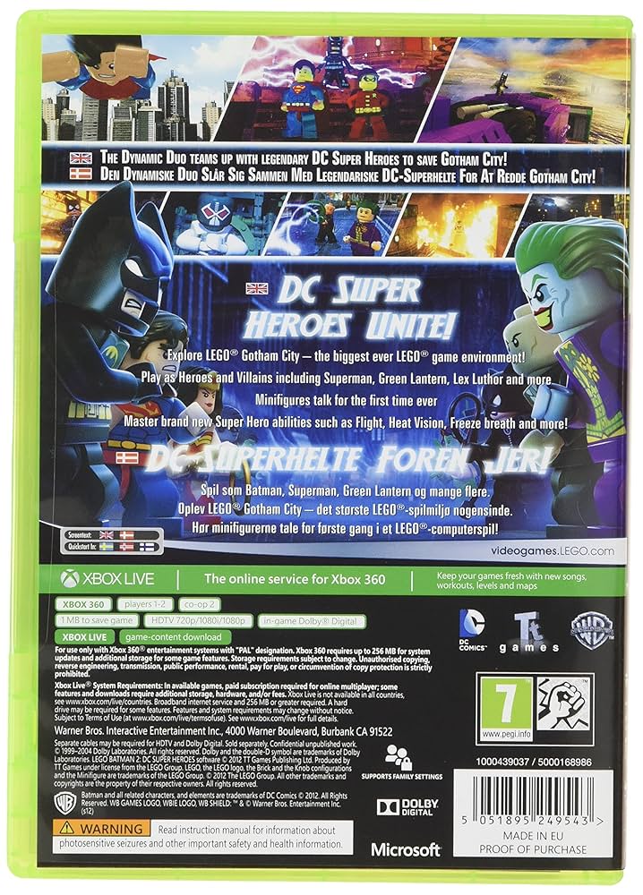 レゴバットマン Xbox360 LEGO Batman 2: DC Super Heroes | Xbox 360 | eBay